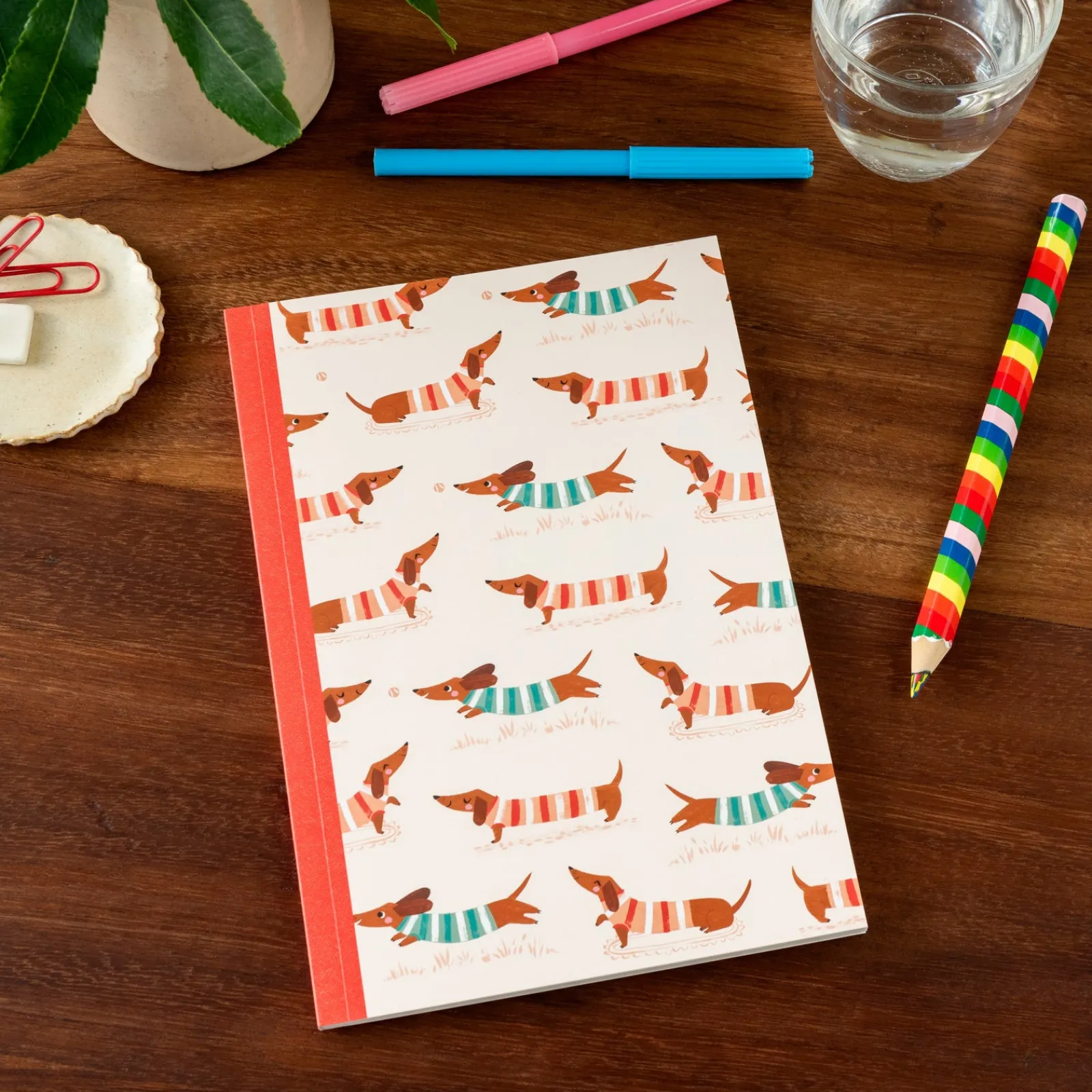 Hot Rex Caderno A5 - Sausage Dog