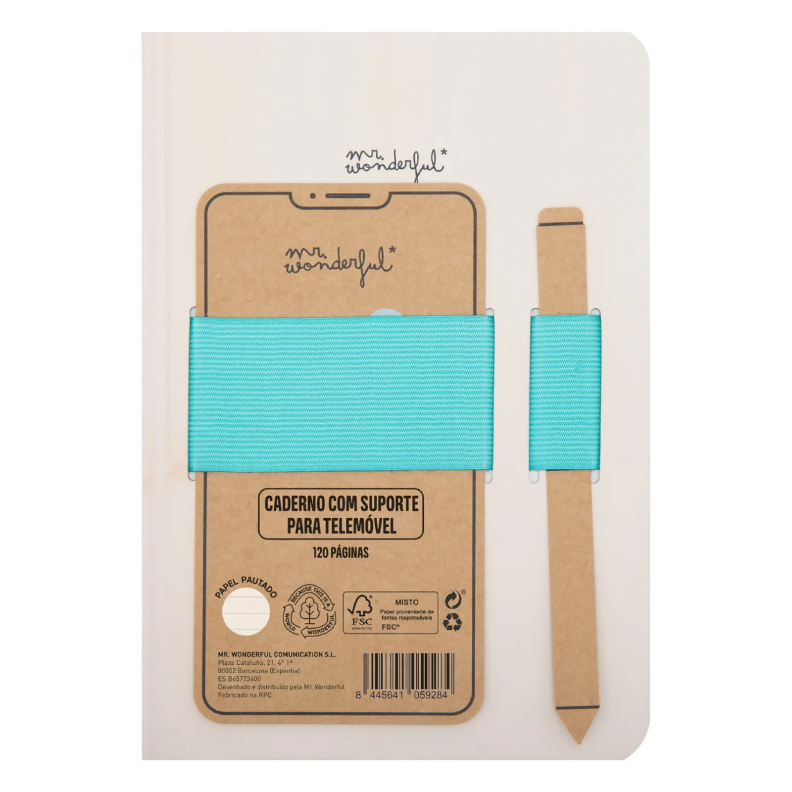 Hot Mr. Wonderful Caderno A5 + Suporte Telemóvel - Ideias Random