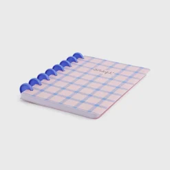 Clearance Mr. Wonderful Caderno A5 - Xadrez Azul e Rosa