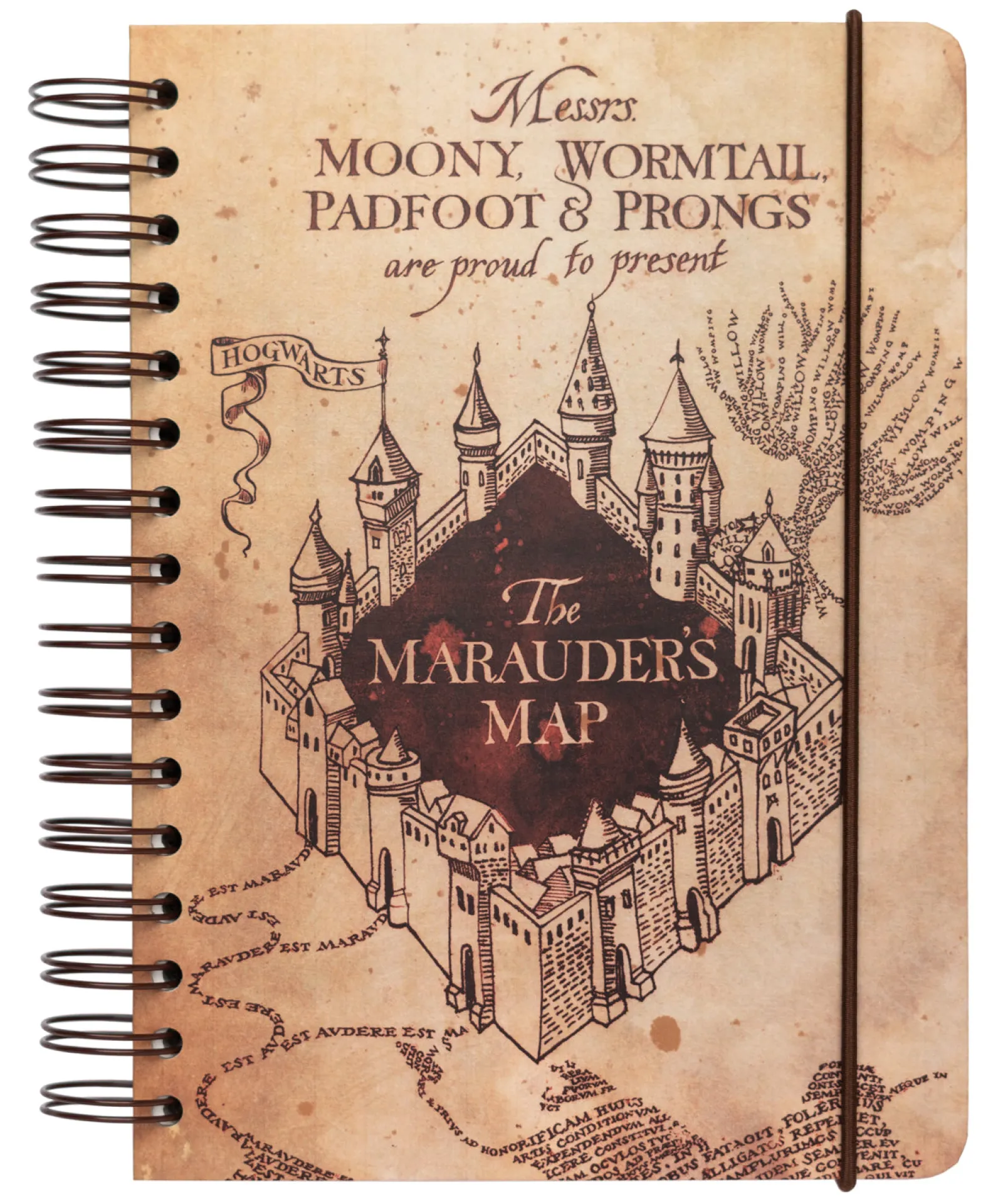 Hot Harry Potter Caderno A5 Bullet - The Marauder's Map
