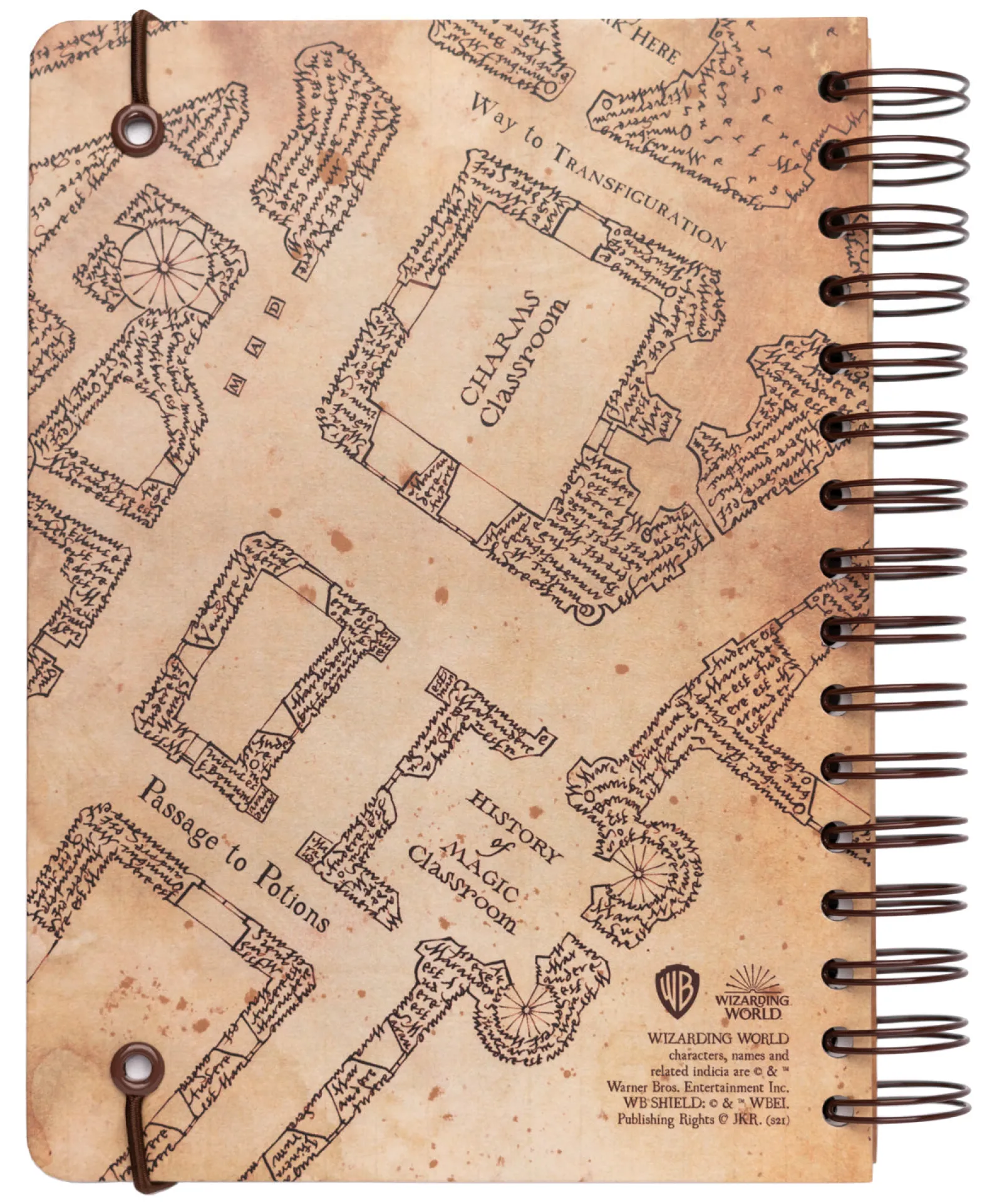 Hot Harry Potter Caderno A5 Bullet - The Marauder's Map