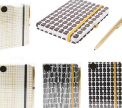 Heyou Caderno A5 com Caneta - B&W Sortido