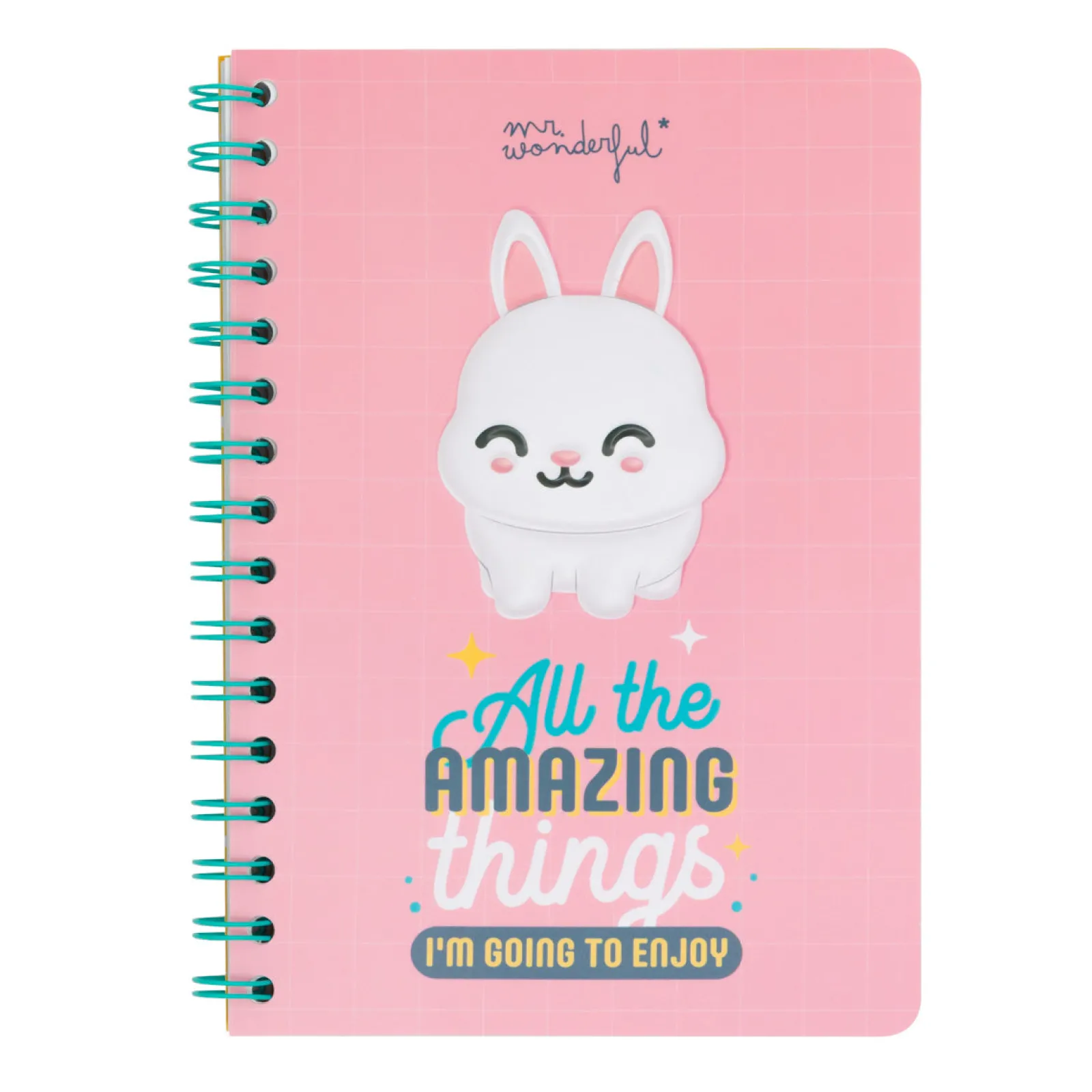 Discount Mr. Wonderful Caderno A5 3D - All The Amazing Things