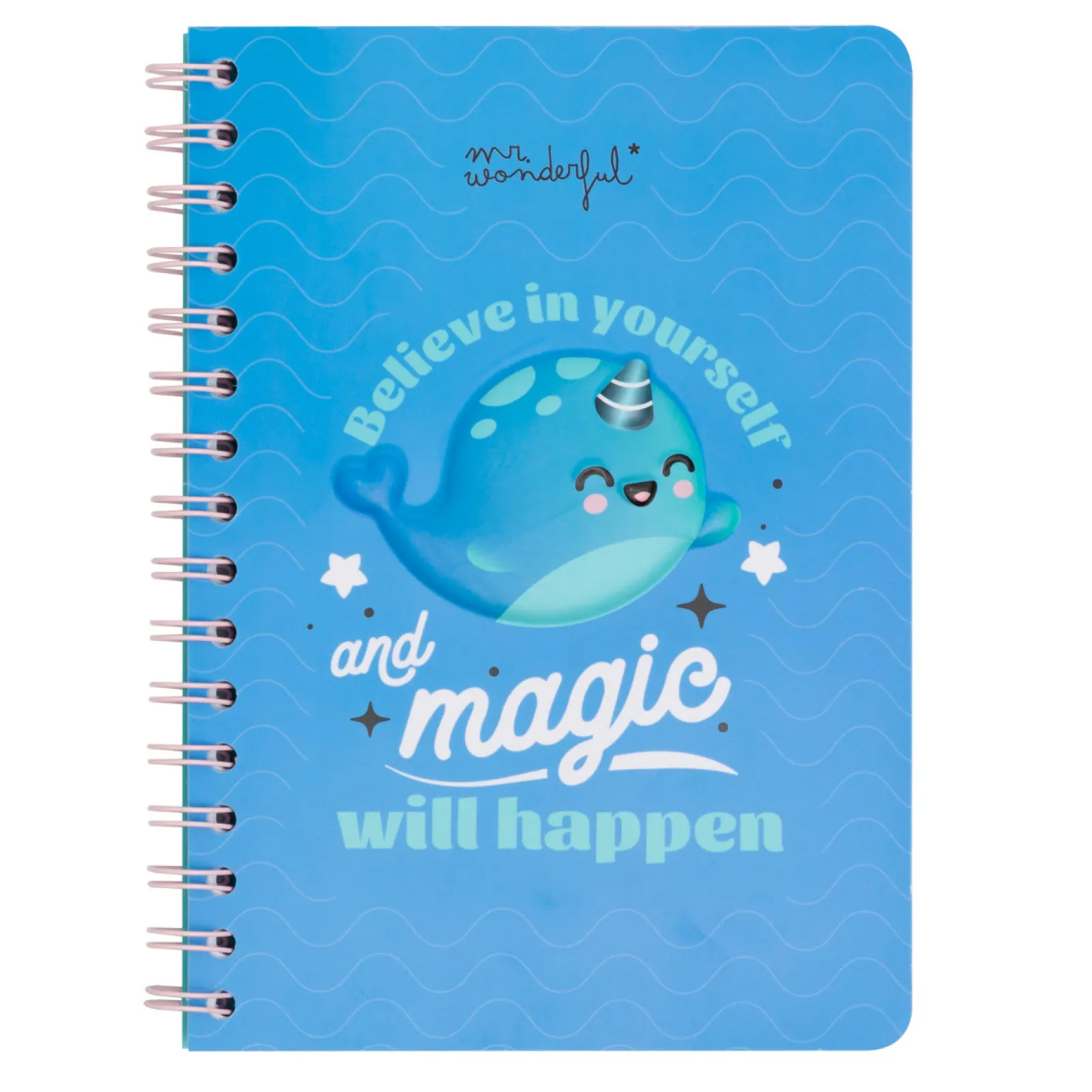 Mr. Wonderful Caderno A5 3D - Believe In Yourself