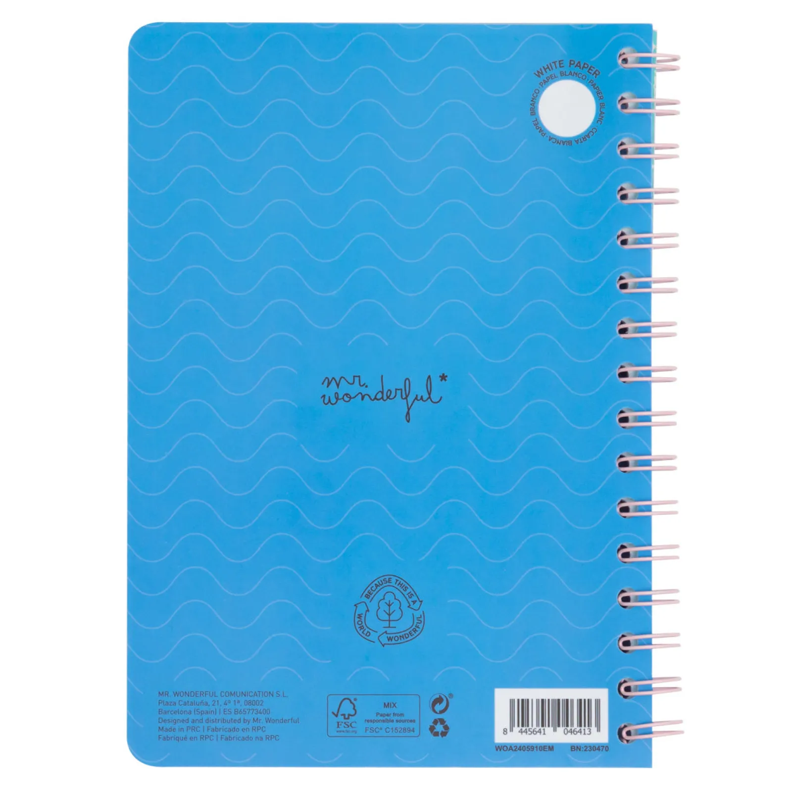 Mr. Wonderful Caderno A5 3D - Believe In Yourself