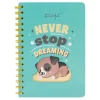 Mr. Wonderful Caderno A5 3D - Never Stop Dreaming