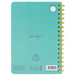 Mr. Wonderful Caderno A5 3D - Never Stop Dreaming