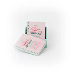 Mr Wonderfull Caderno A5 3D - Pêssego