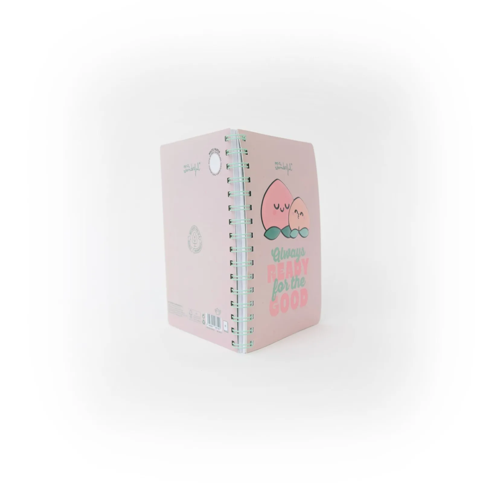 Mr Wonderfull Caderno A5 3D - Pêssego