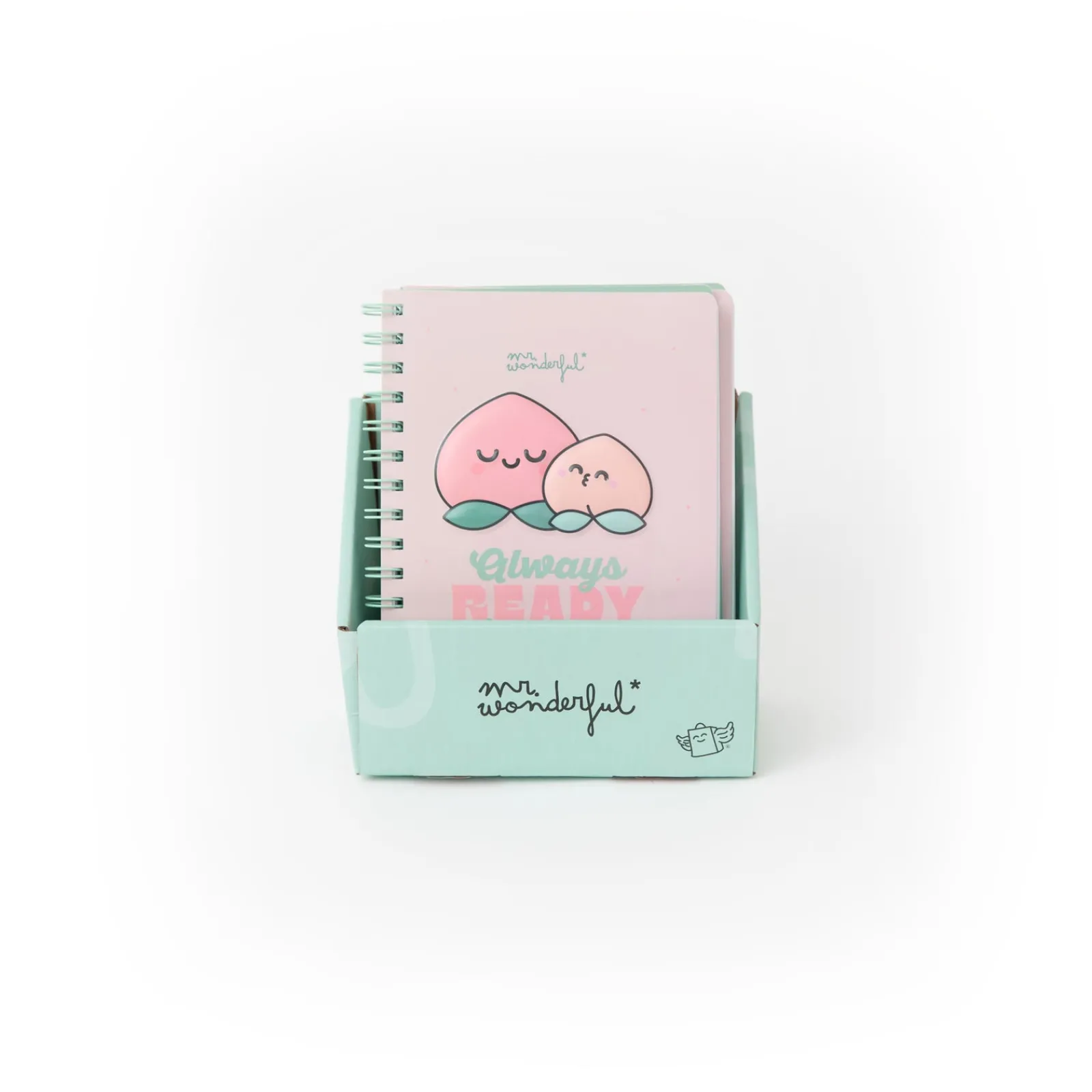Mr Wonderfull Caderno A5 3D - Pêssego