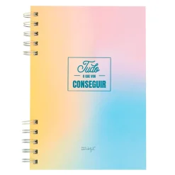 Mr. Wonderful Caderno A5 Rosa - Tudo O Que Vou Conseguir