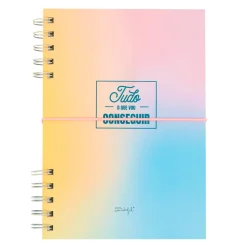 Mr. Wonderful Caderno A5 Rosa - Tudo O Que Vou Conseguir