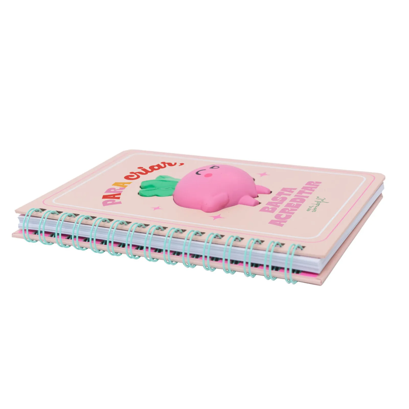 Outlet Mr. Wonderful Caderno A5 Squishy - Beterraba