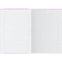 Note! Caderno Agrafado A4 48 Folhas Pautado 2Em1 Pastel
