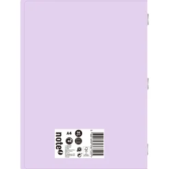 Note! Caderno Agrafado A4 48 Folhas Pautado 2Em1 Pastel