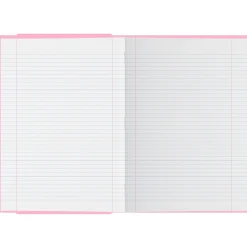 Note! Caderno Agrafado A4 48 Folhas Pautado 2Em1 Pastel