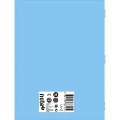 Note! Caderno Agrafado A4 48 Folhas Pautado 2Em1 Pastel