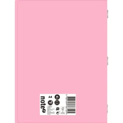 Note! Caderno Agrafado A4 48 Folhas Pautado 2Em1 Pastel