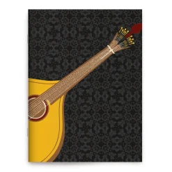 Note! Caderno Agrafado A5 32 folhas Guitarra Portuguesa