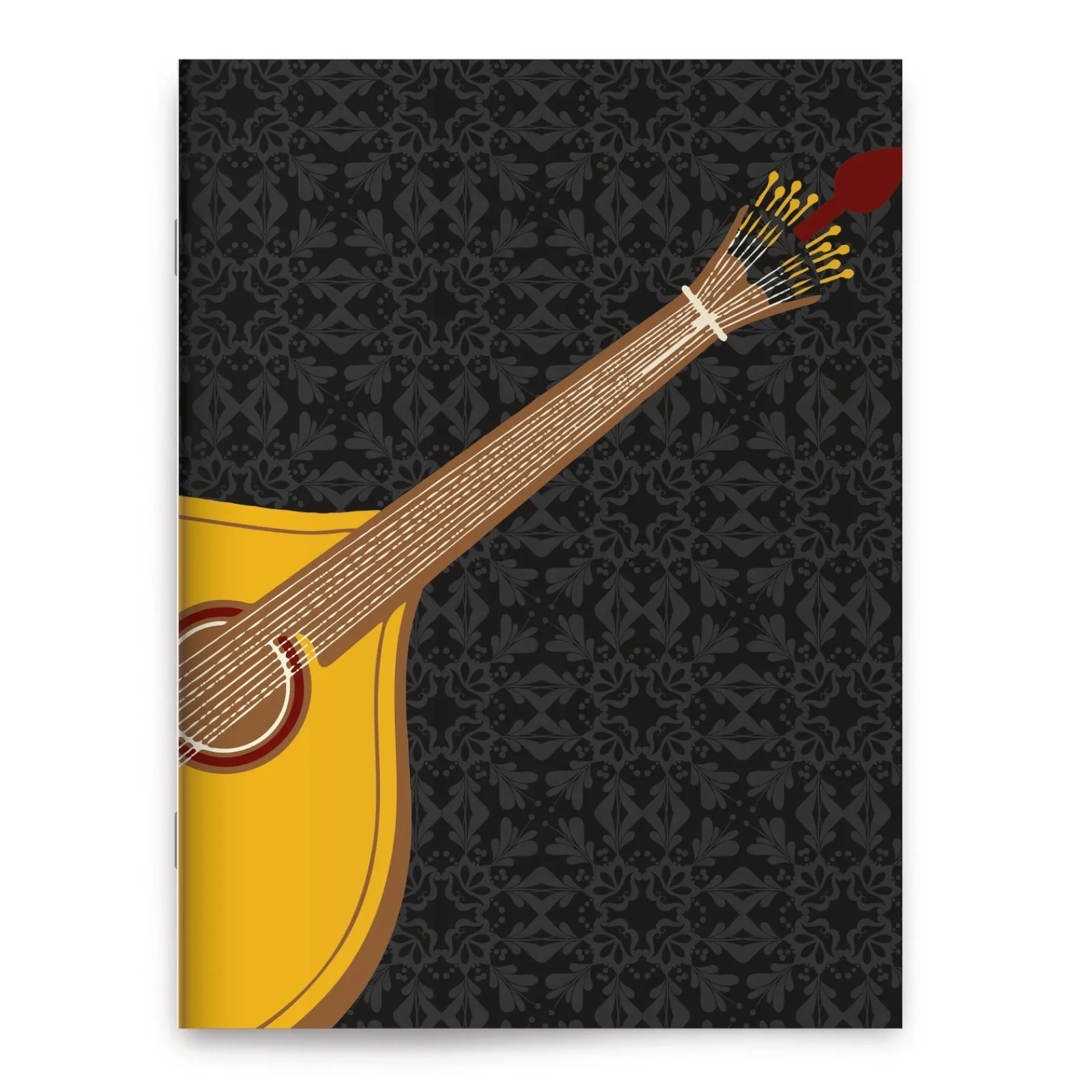 Note! Caderno Agrafado A5 32 folhas Guitarra Portuguesa