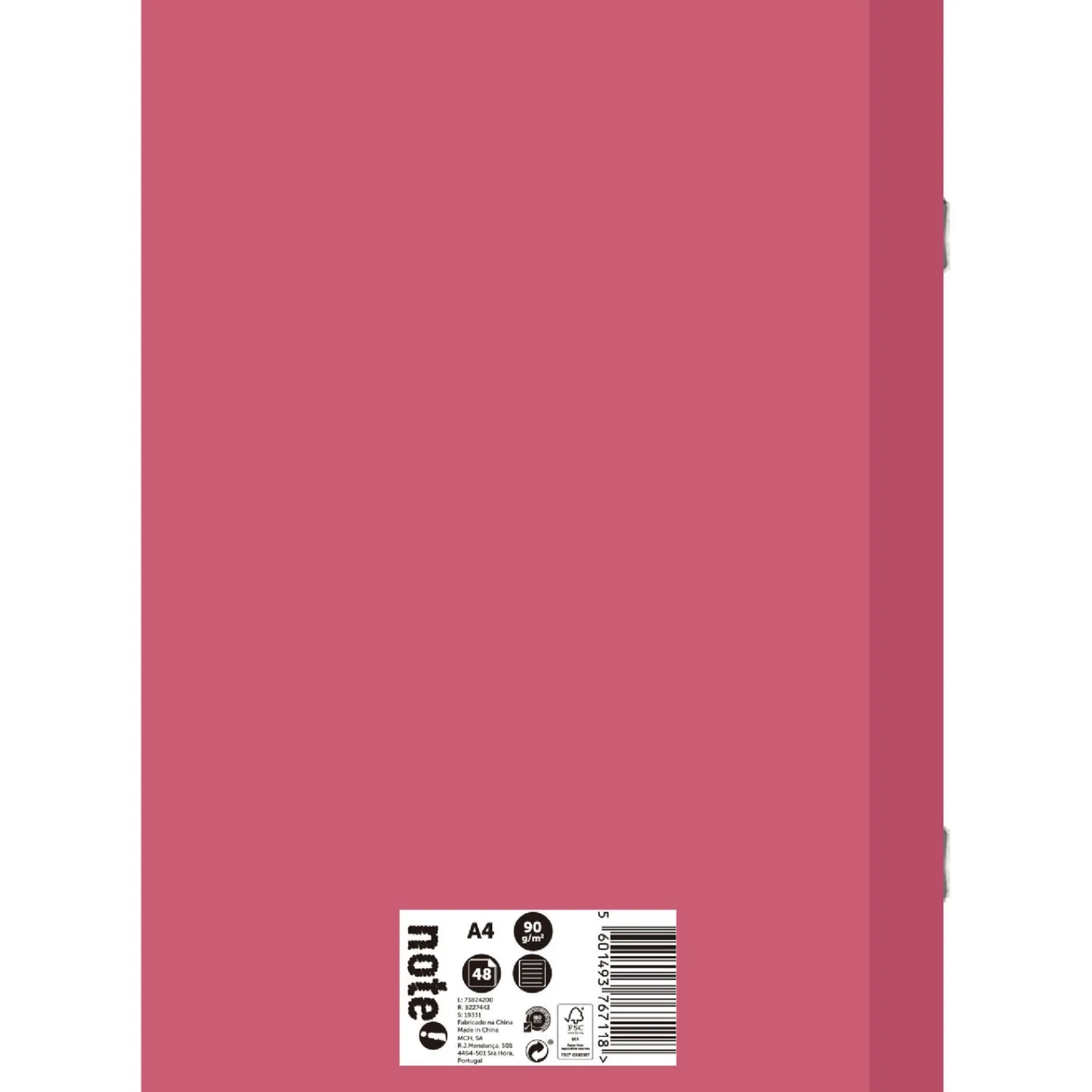 Online Note! Caderno Agrafado A4 48 Folhas 90Gr Pautado Colors