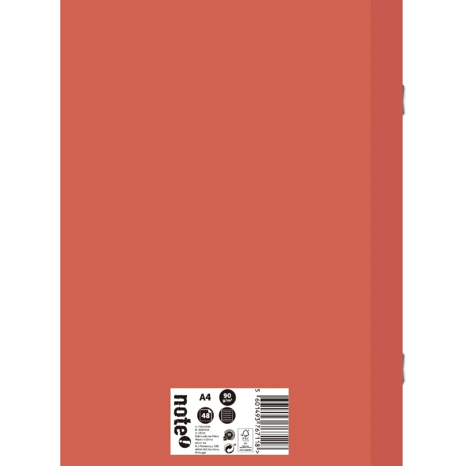 Online Note! Caderno Agrafado A4 48 Folhas 90Gr Pautado Colors