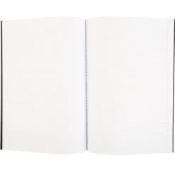 Note! Caderno Agrafado A5 Capa Preta Com Plástico 80 Folhas