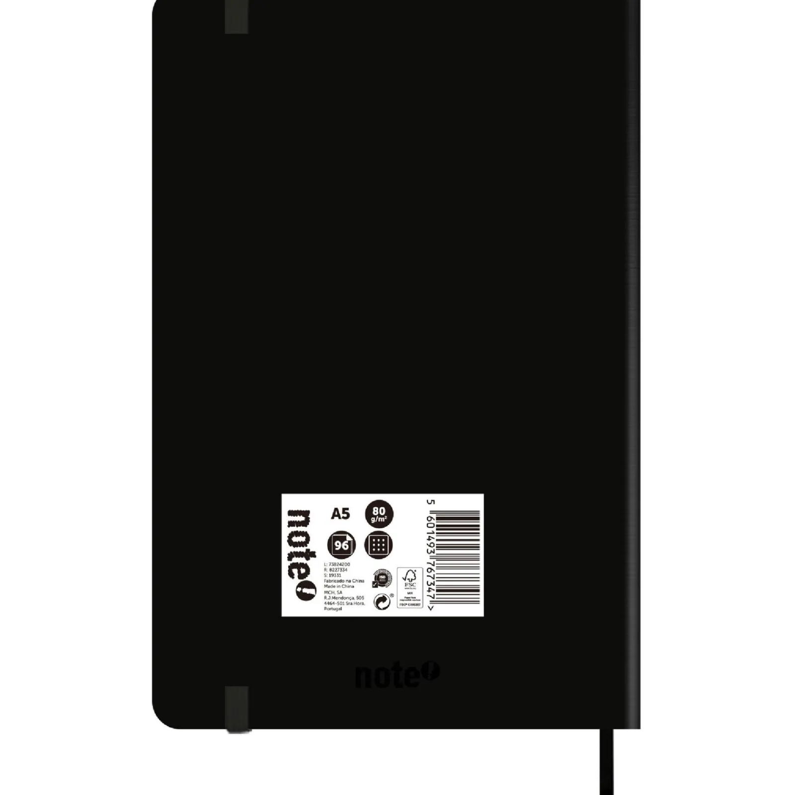 Note! Caderno Agrafado A5 Capa Soft com Elástico