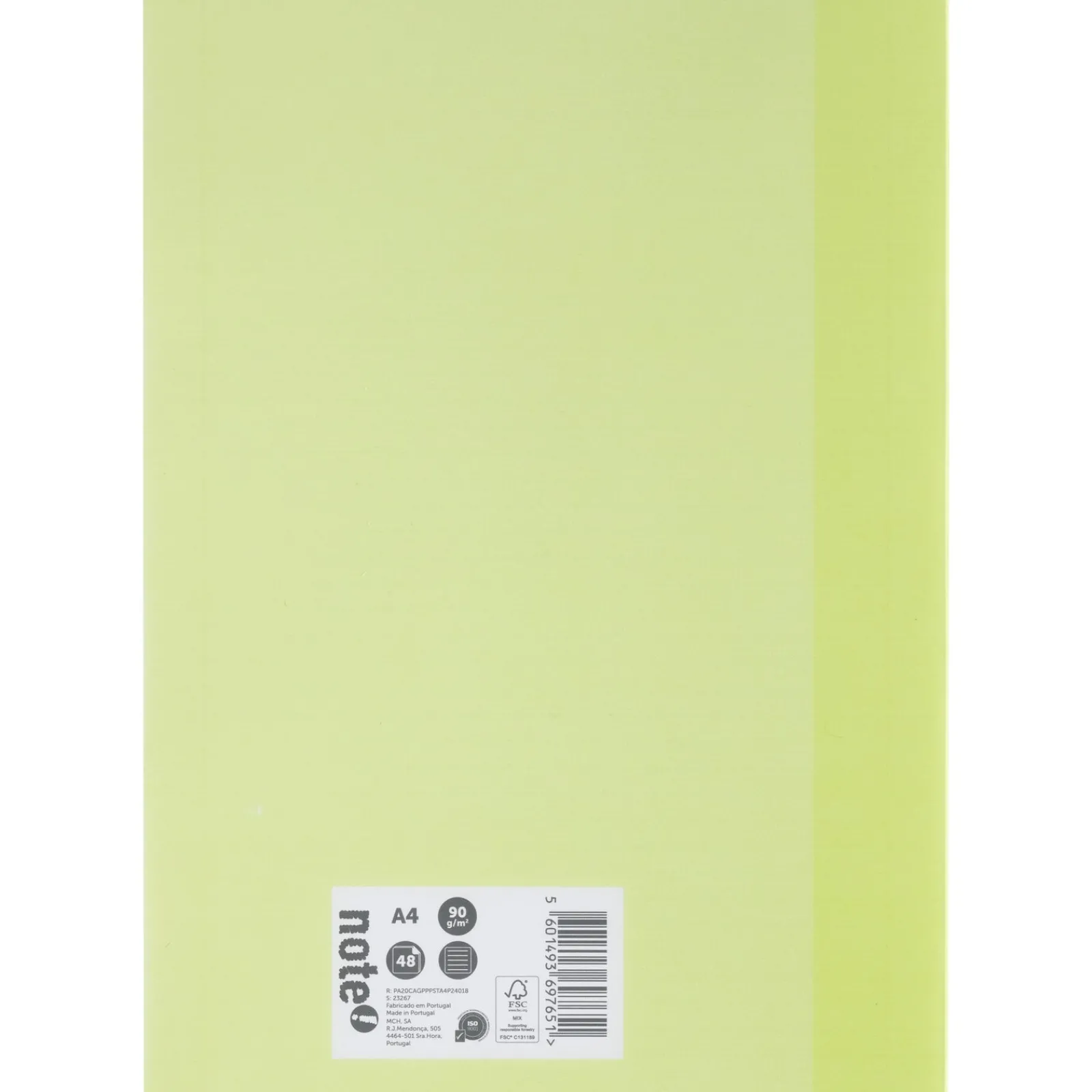 New Note! Caderno Agrafado A4 Flex 48 Folhas Pautado Pastel (artigo sortido)