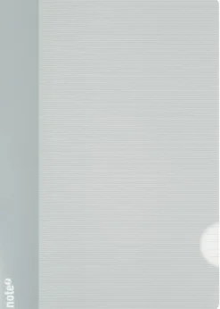 New Note! Caderno Agrafado A4 Flex 48 Folhas 90g Pautado Cinza