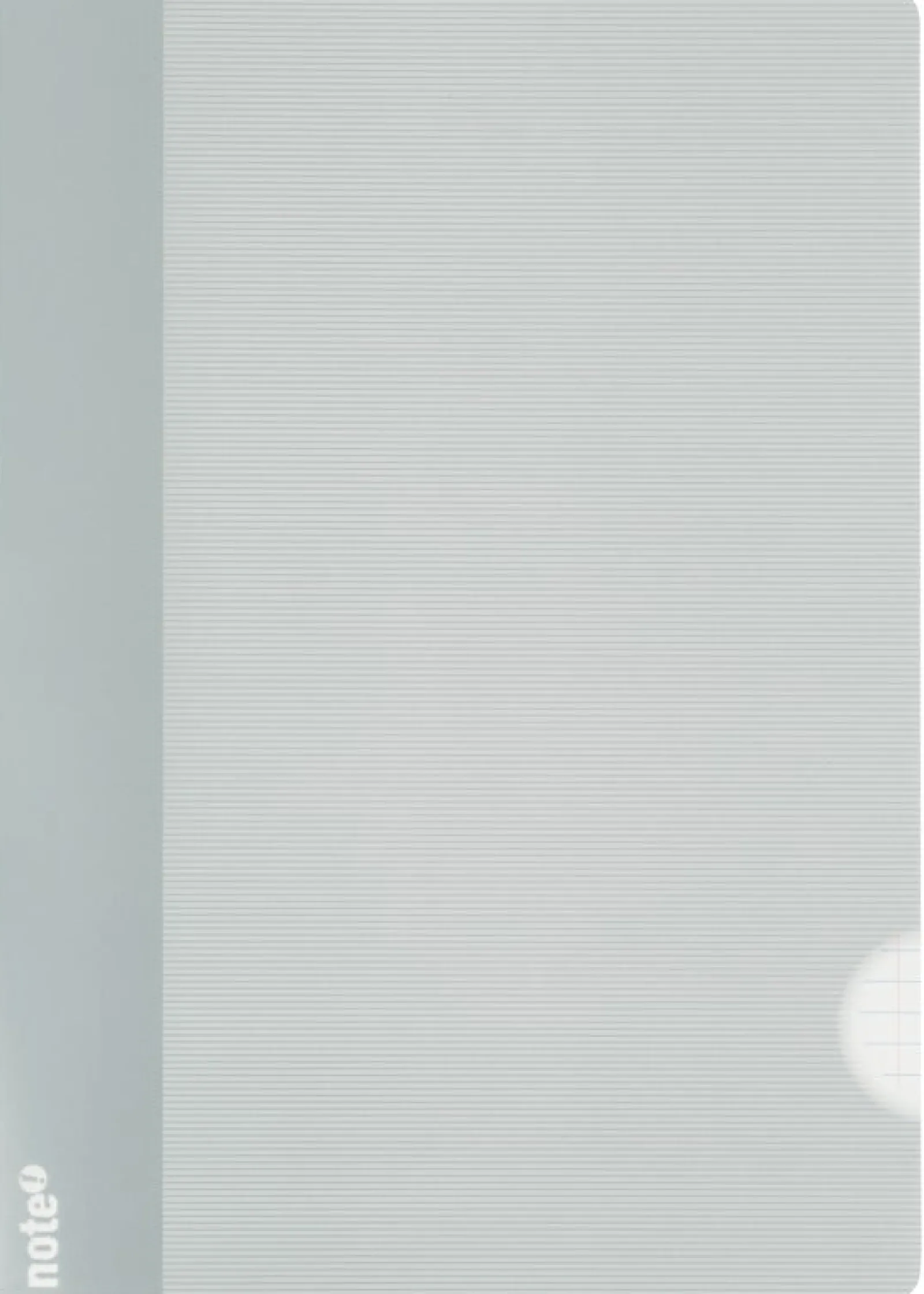 New Note! Caderno Agrafado A4 Flex 48 Folhas 90g Pautado Cinza