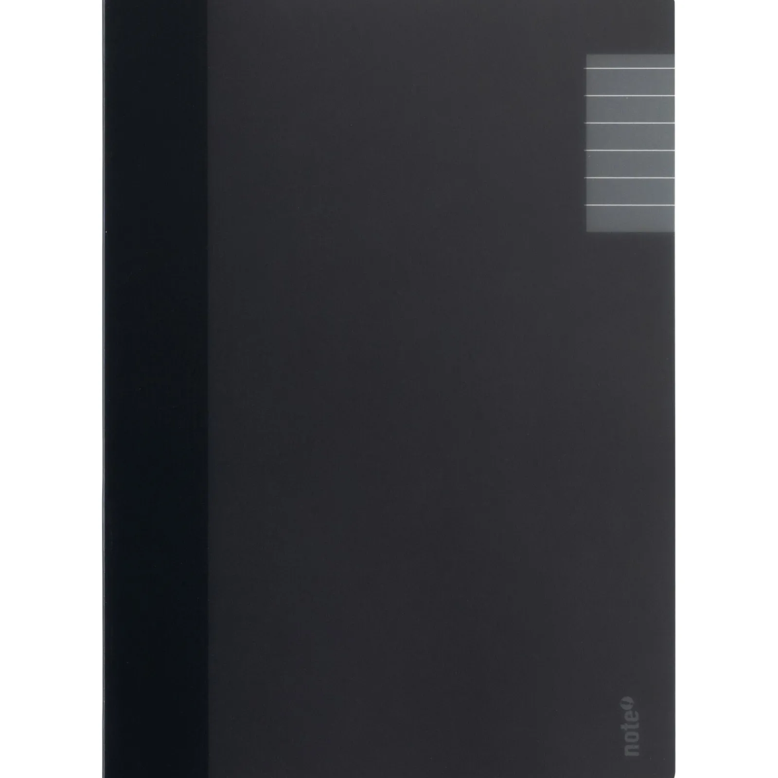Note! Caderno Agrafado A5 Flex 48 Folhas 90g Pautado Preto