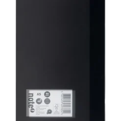 Note! Caderno Agrafado A5 Flex 48 Folhas 90g Pautado Preto
