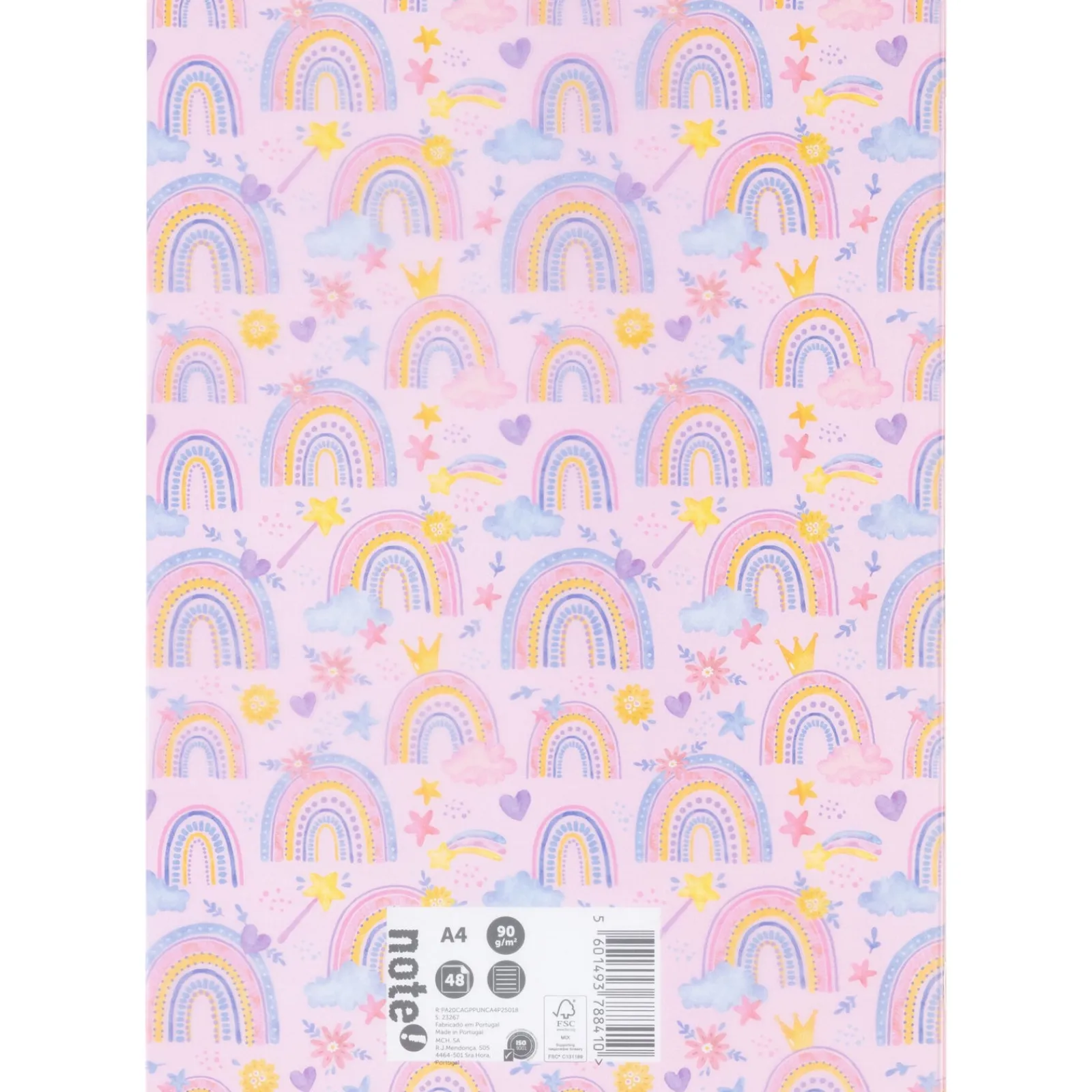 Note! Caderno Agrafado A4 Flex Pautado 48 Folhas 90G Unicorn