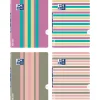 Oxford Caderno Agrafado A4 Openflex 48 Folhas 90G Preto Colour Block