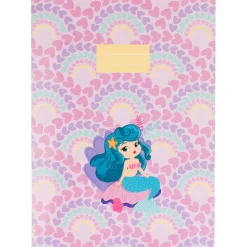 Note! Caderno Agrafado A4 Pautado 40 Folhas 60G Com cartaão Mermaid