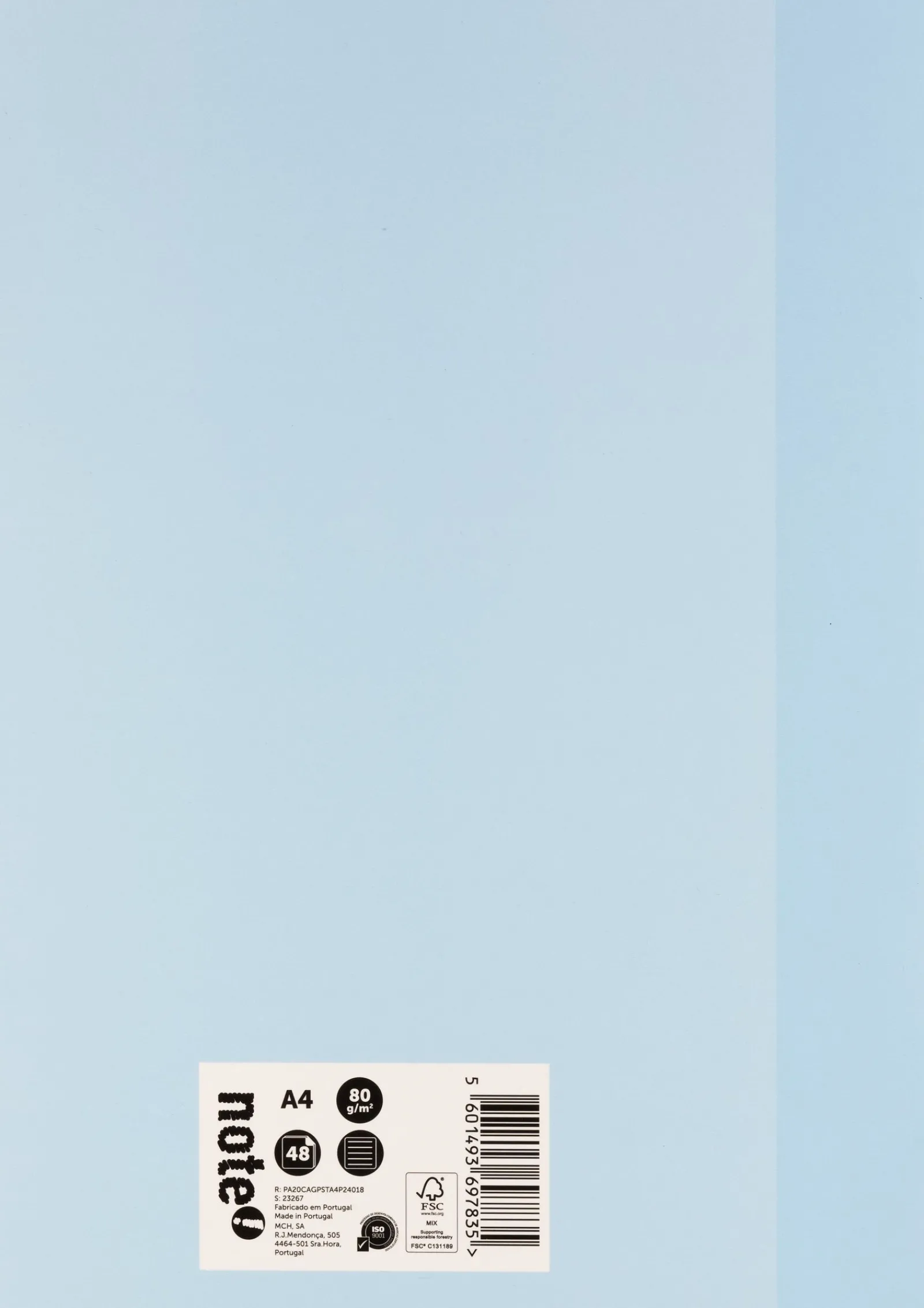 Best Note! Caderno Agrafado A4 Pautado 48 Folhas 80g Pastel