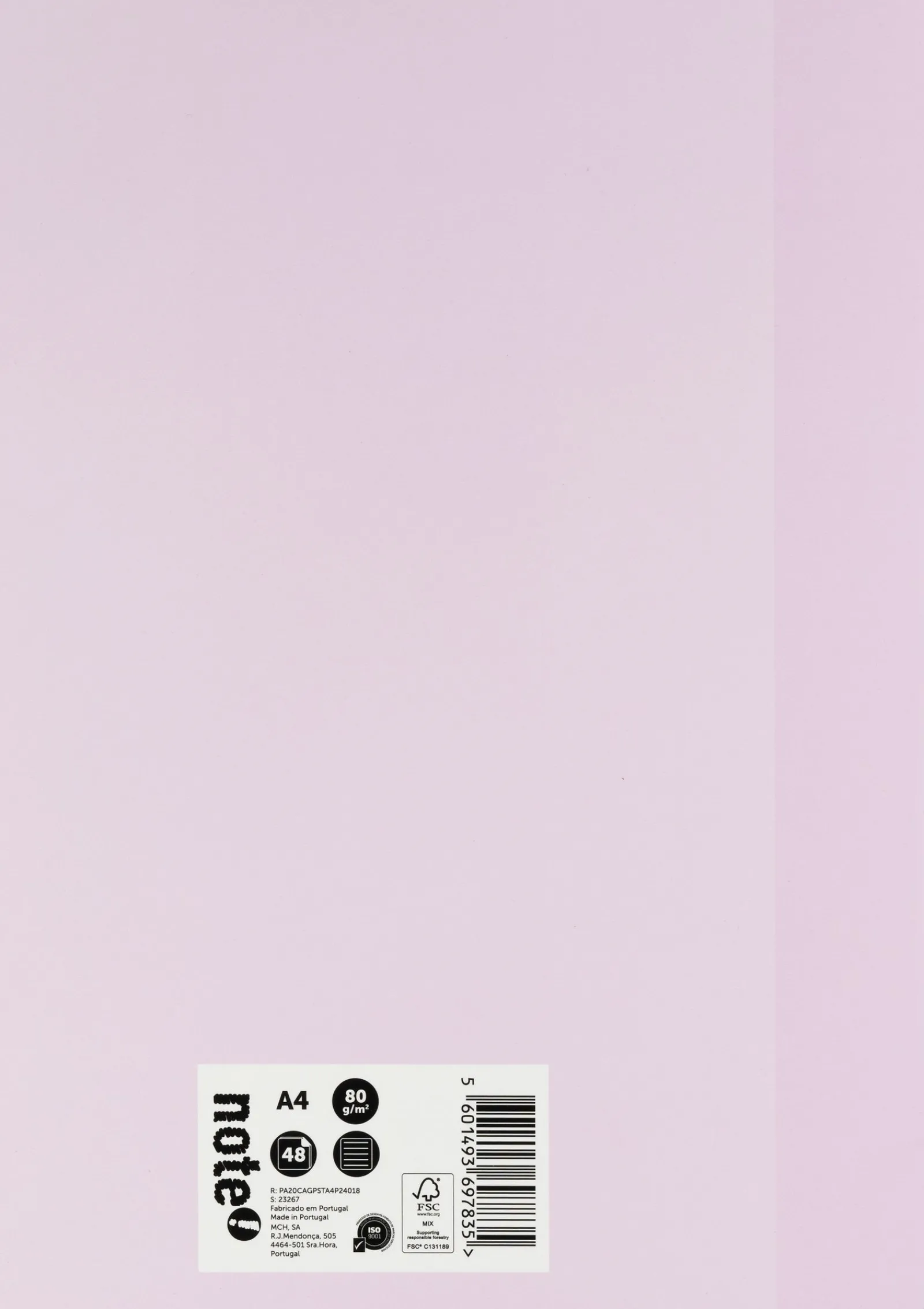 Best Note! Caderno Agrafado A4 Pautado 48 Folhas 80g Pastel