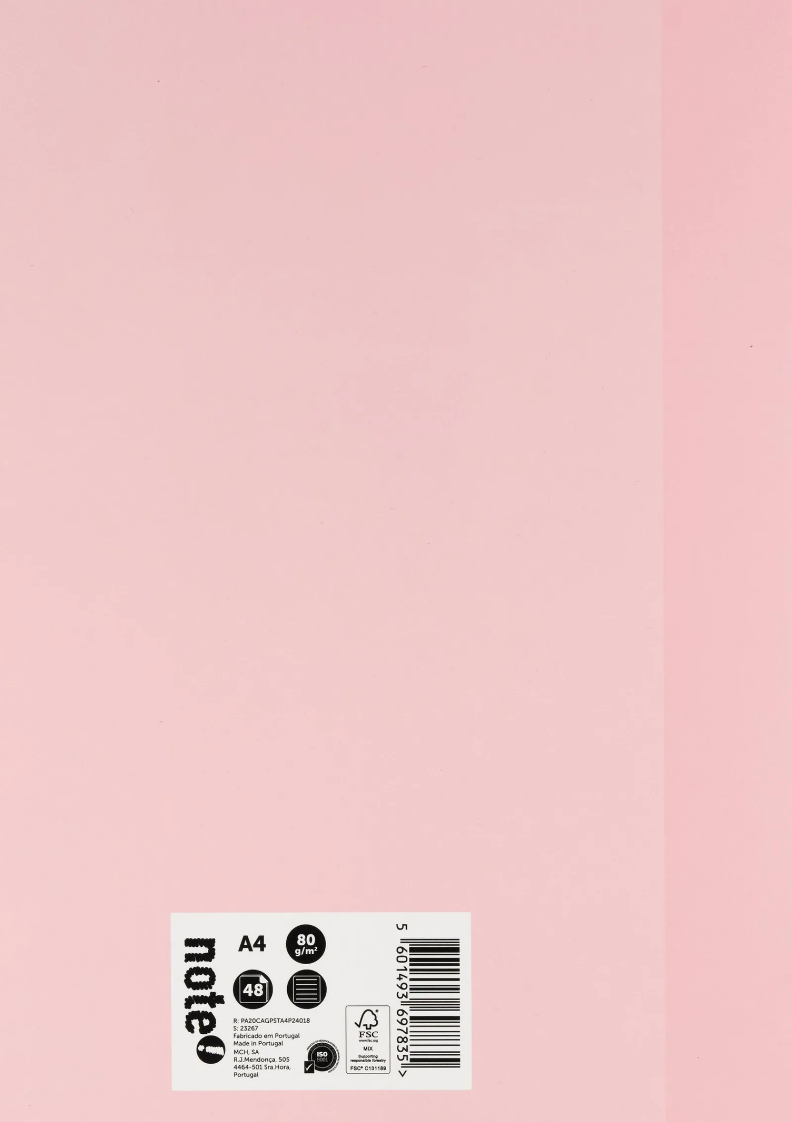 Best Note! Caderno Agrafado A4 Pautado 48 Folhas 80g Pastel