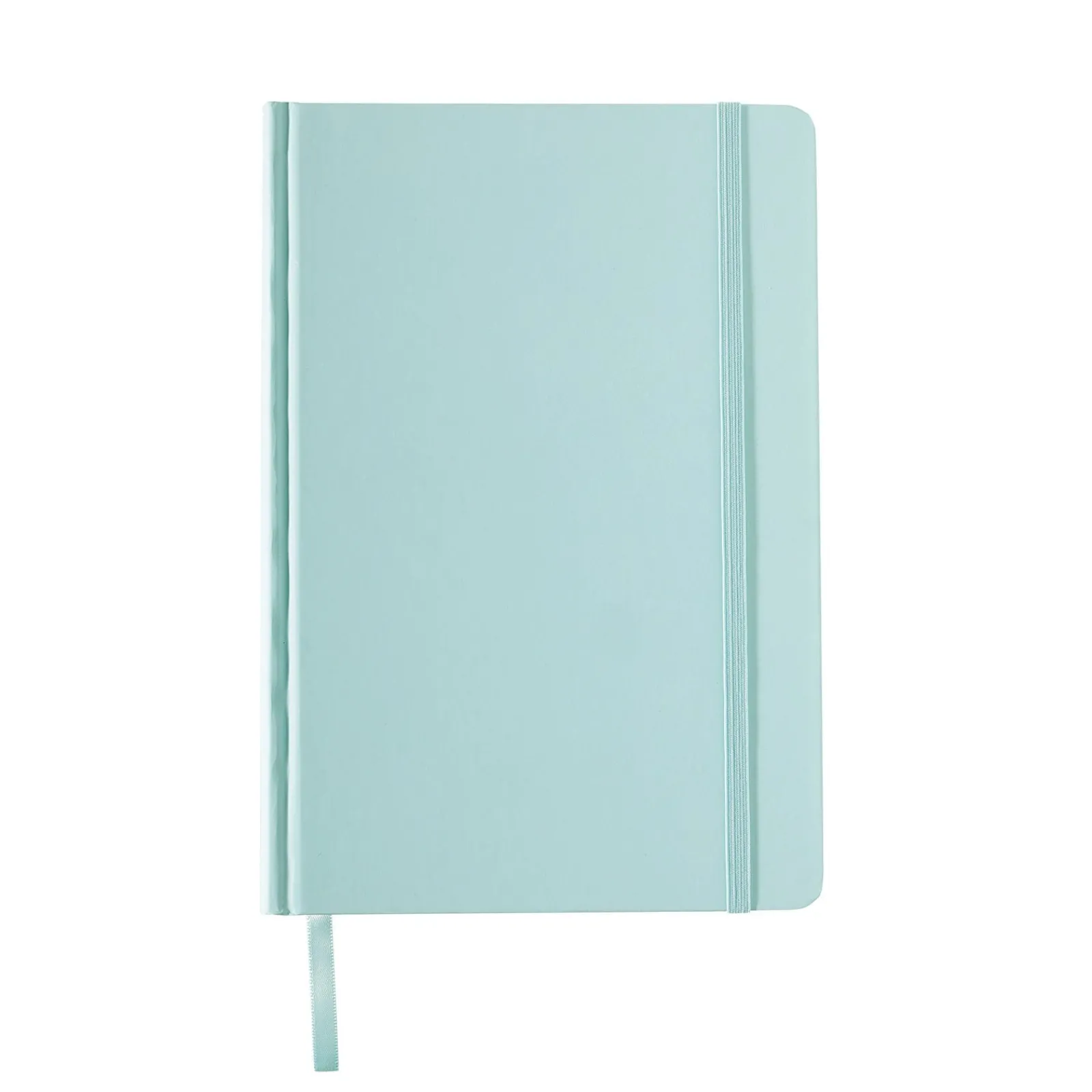 New Note! Caderno Agrafado A5 Capa Dura Com Elástico Pautado Pastel