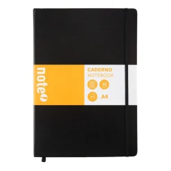 Hot Note! Caderno Agrafado com Elástico A4 Pautado