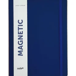 Note! Caderno B5 Com Elástico Pautado 80 Folhas Your Colour Azul Note