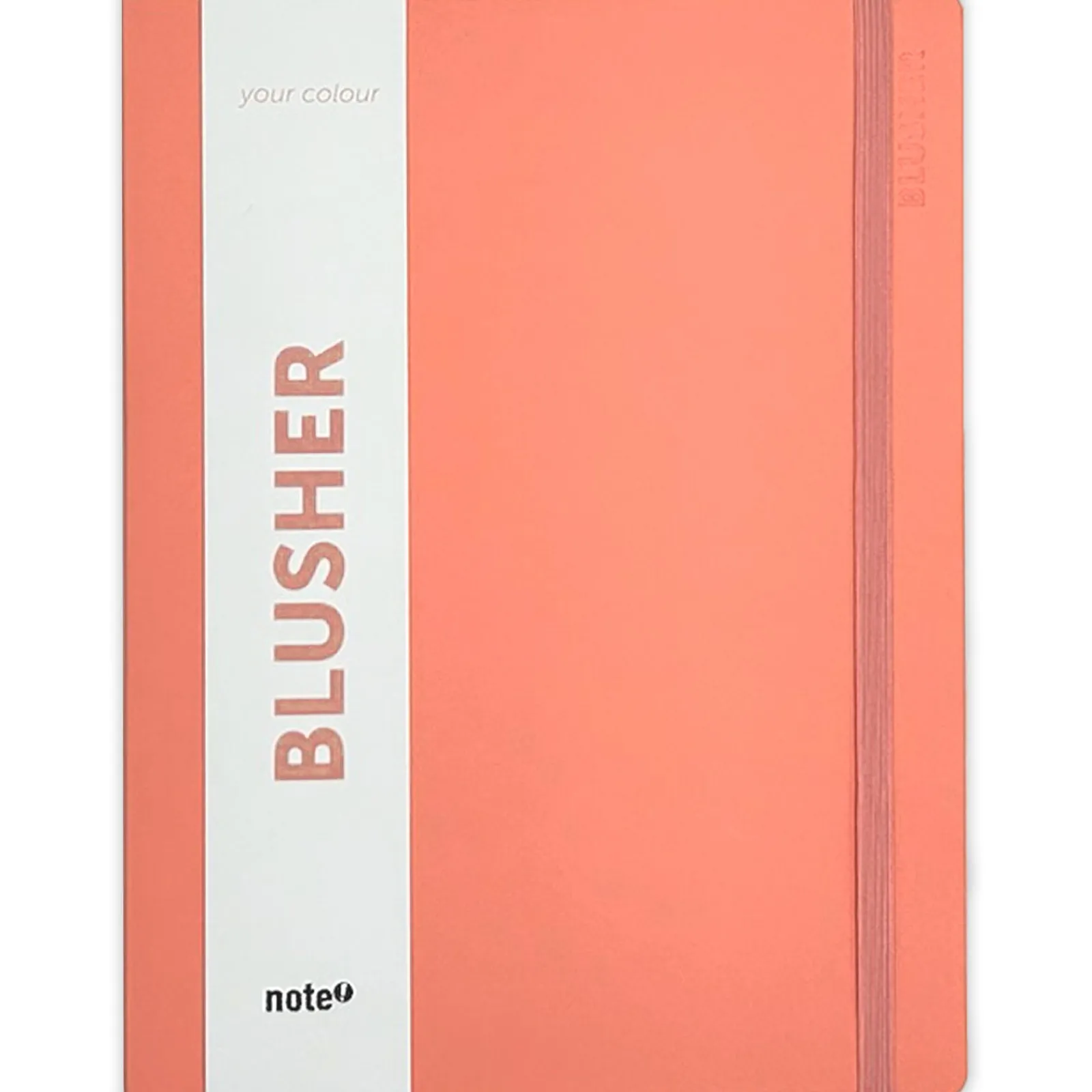 Note! Caderno B5 Com Elástico Pautada 80 Folhas Your Colour Peach