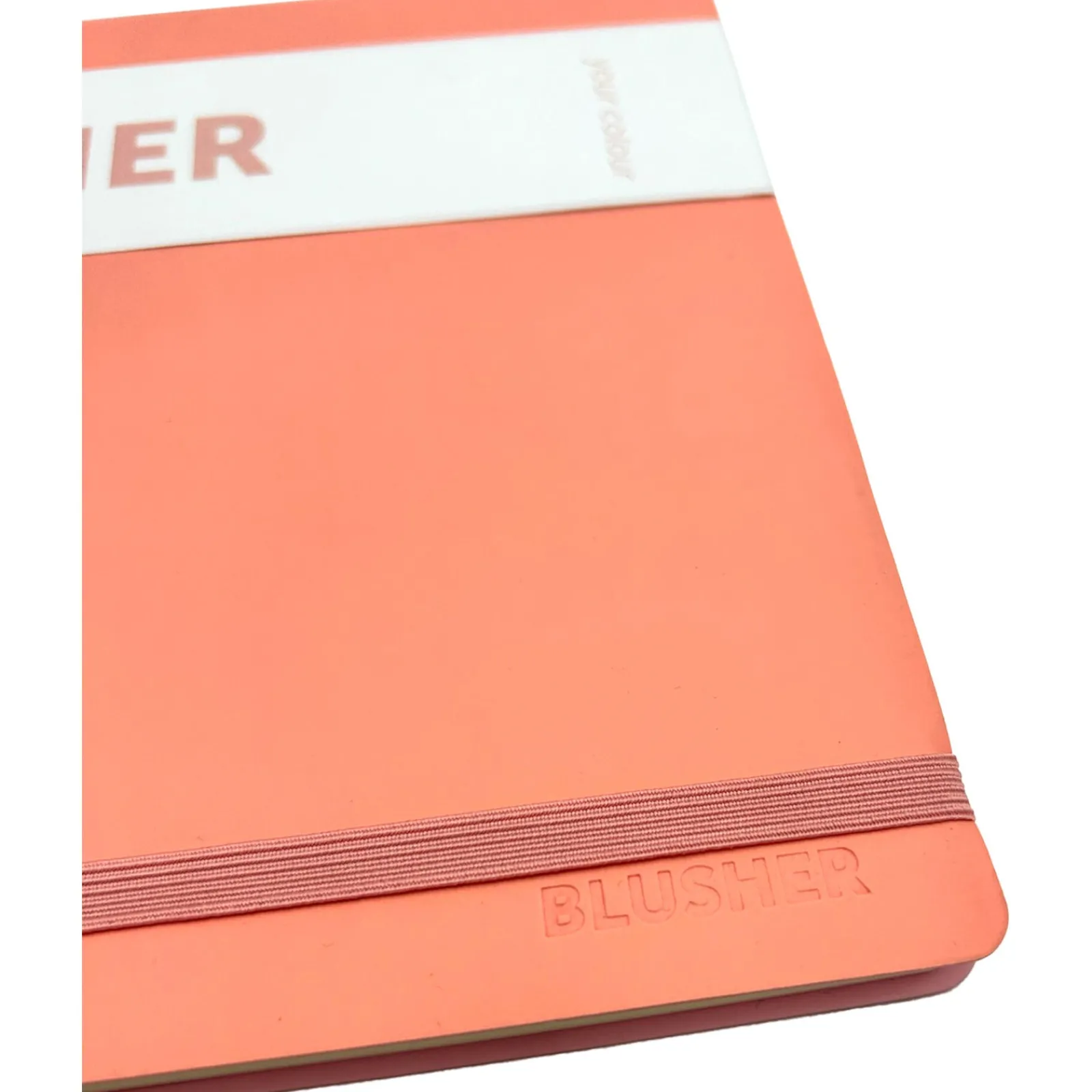 Note! Caderno B5 Com Elástico Pautada 80 Folhas Your Colour Peach
