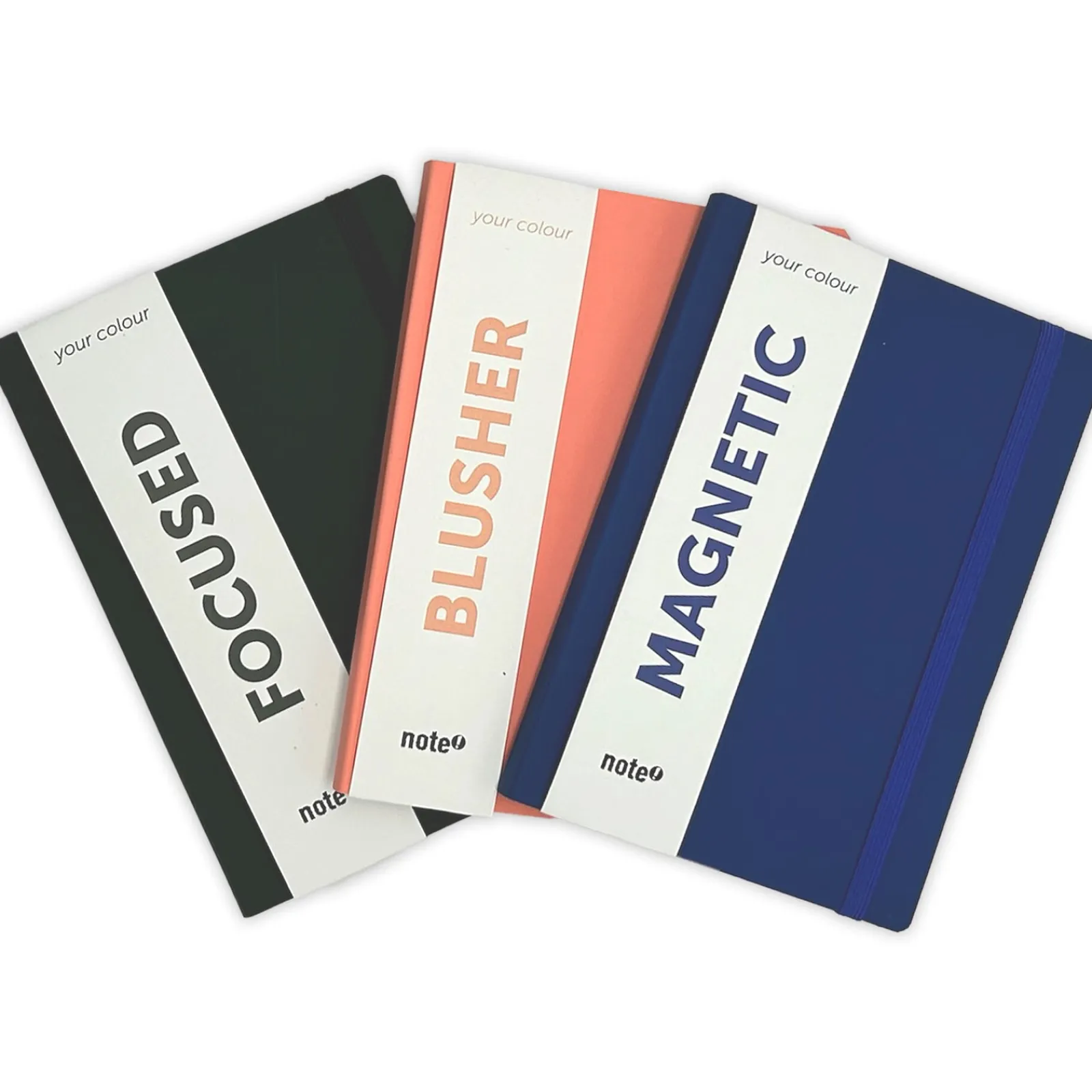 Note! Caderno B5 Com Elástico Pautada 80 Folhas Your Colour Peach