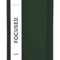 Note! Caderno B5 Com Elástico Pautado 80 Folhas Your Colour Verde Note