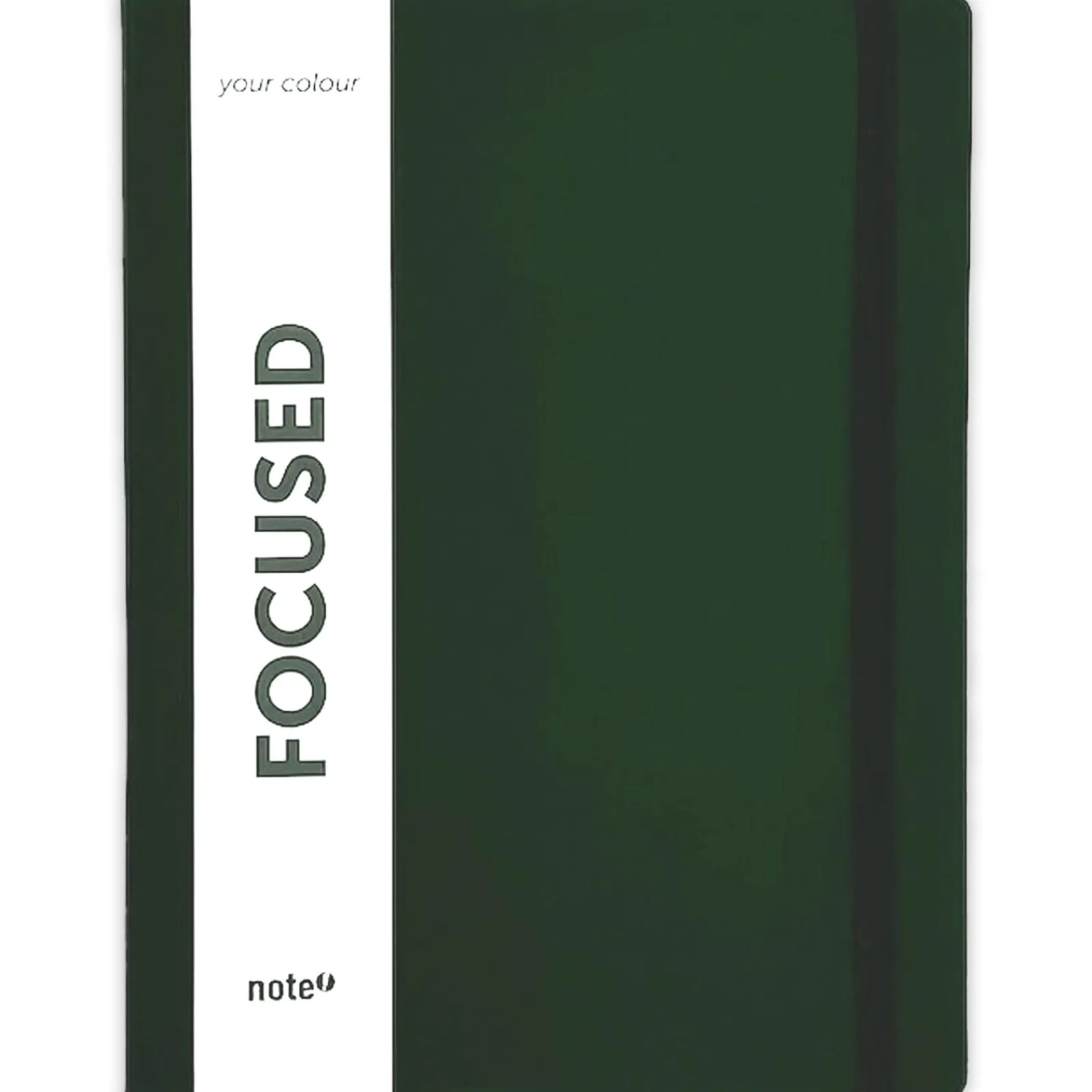 Note! Caderno B5 Com Elástico Pautado 80 Folhas Your Colour Verde Note