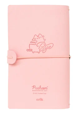 Pusheen Caderno Capa Couro - Gato