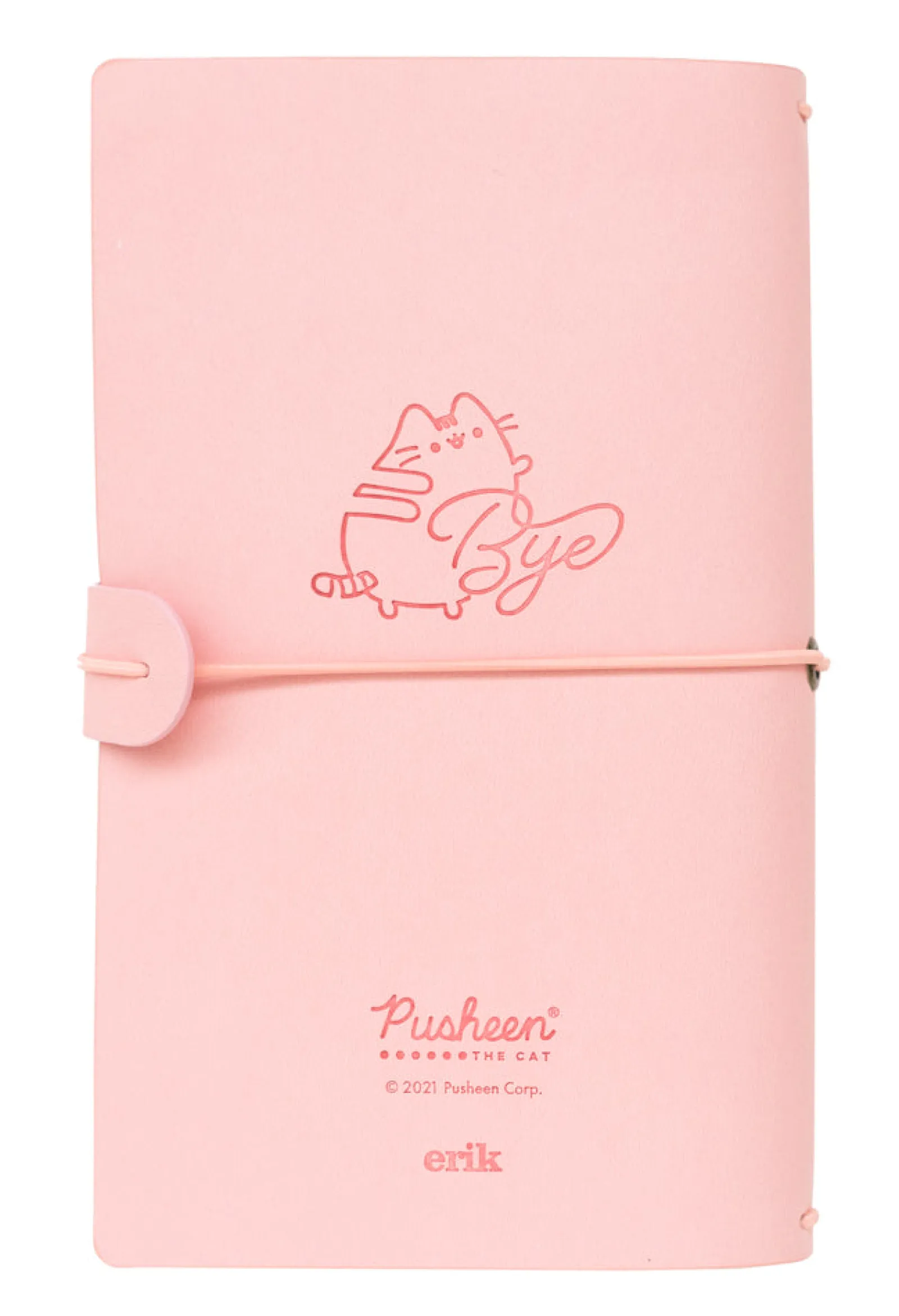 Pusheen Caderno Capa Couro - Gato