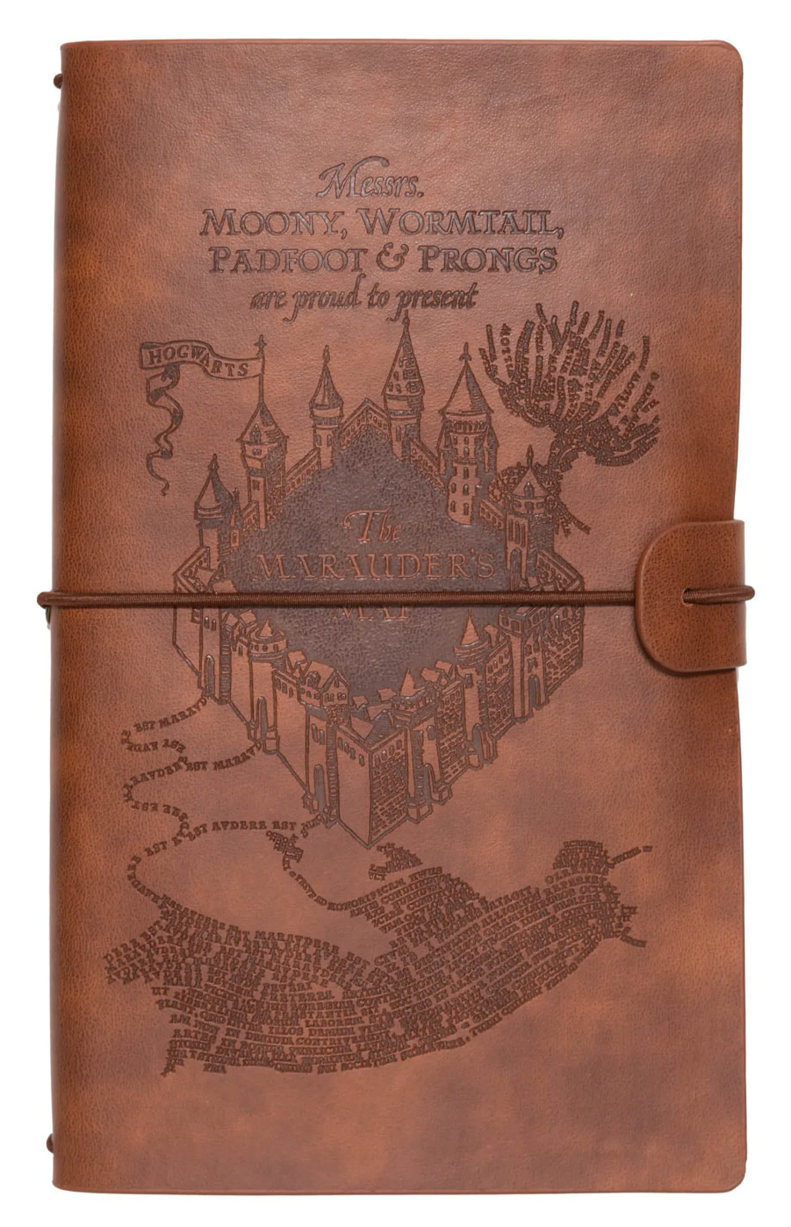 Grupo Erik Caderno Capa Couro - Harry Potter